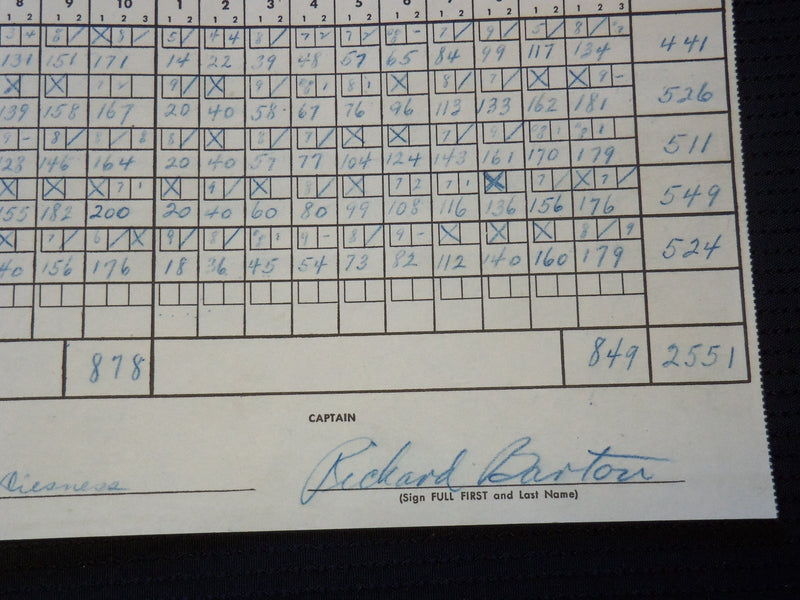 1952-1953 AMERICAN BOWLING CONGRESS SCORE SHEETS LOT OF 2 - MILWAUKEE WI- J 8035