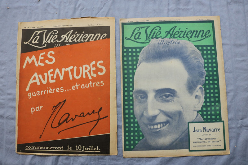 1919 LA GUERRE & LA VIE AERIENNE ILLUSTRE MAGAZINES- FRENCH - LOT OF 28 - O 3852