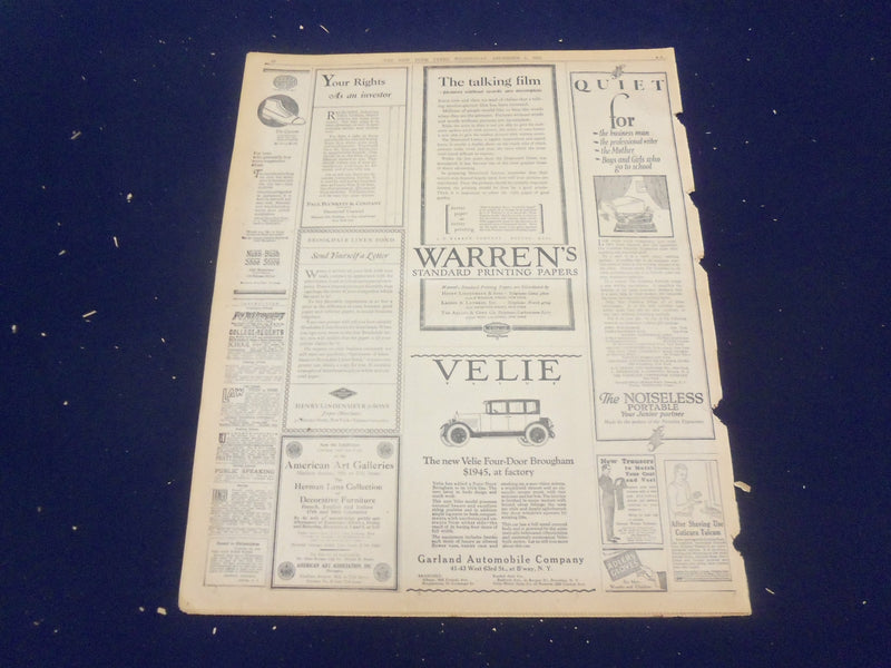 1923 DECEMBER 5 NEW YORK TIMES - KESSLER GUILTY OF BOOTLEG PLOT - NT 9213