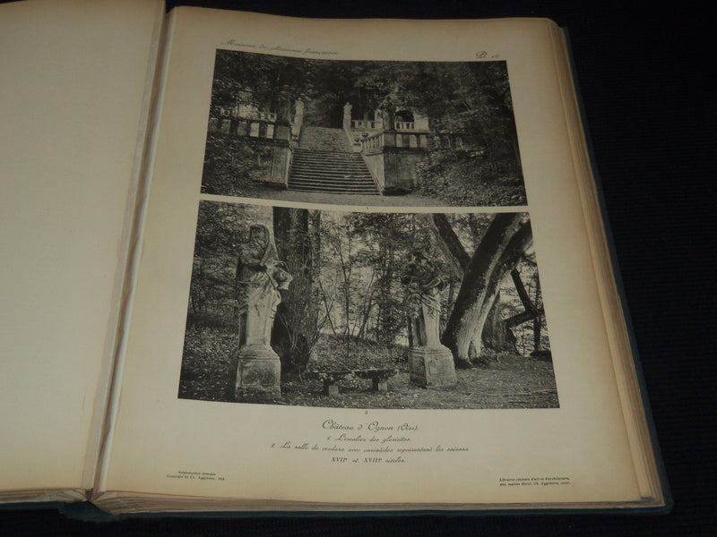 1920 MAISONS DE PLAISANCE FRANCAISES VOLUME BY MARQUIS GIRARDIN - PLATES - Z 273