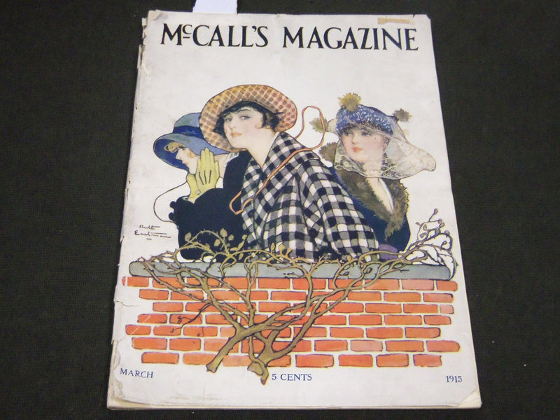 1915 MARCH MCCALL'S MAGAZINE - FASHION ILLUSTRATIONS - ST 174