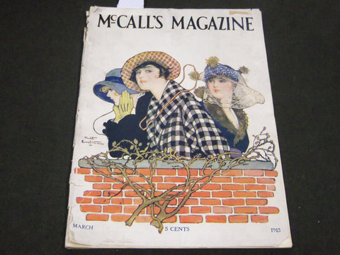 1915 MARCH MCCALL'S MAGAZINE - FASHION ILLUSTRATIONS - ST 174