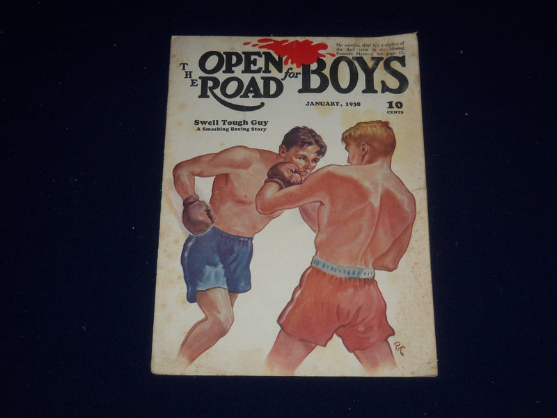1938 JANUARY OPEN ROAD FOR BOYS MAGAZINE - SWELL TOUGH GUY - SP 5413
