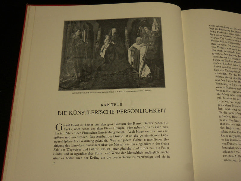 1970'S GERARD DAVID AND HIS SCHOOL HARDCOVER BOOK BY BODENHAUSEN - R 710F