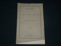 1857 THE CLASS OF 1857 IN HARVARD COLLEGE FIRST REPORT BOOK - CAMBRIDGE - J 3916