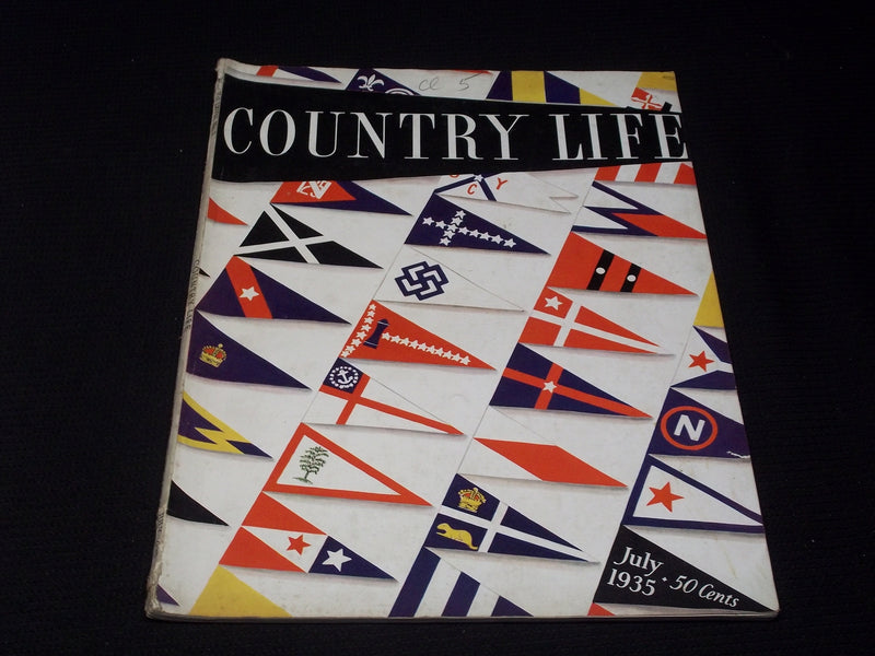 1935 JULY COUNTRY LIFE MAGAZINE - VERY NICE FRONT COVER - E 4539