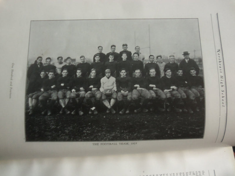 1926 JANUARY NORTHEAST HIGH SCHOOL CLASS RECORD LEATHER-PHILADELPHIA, PA-YB 3376