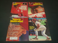 1978-1989 PETE ROSE ASSORTED SPORTS MAGAZINES LOT OF 8 ISSUES - O 2749