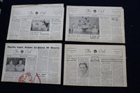 1949-1954 THE OWL NEWSPAPER - WESTMINSTER (MD) HIGH SCHOOL - LOT OF 48 - NP 8905