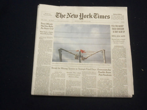 2021 FEBRUARY 22 NEW YORK TIMES -PLEA FOR BACKUP FACED CONFUSION AS RIOT BLEW UP