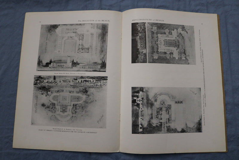 1928 NOV THE BULLETIN OF THE BEAUX-ARTS INSTITUTE OF DESIGN MAGAZINE - ST 5507X