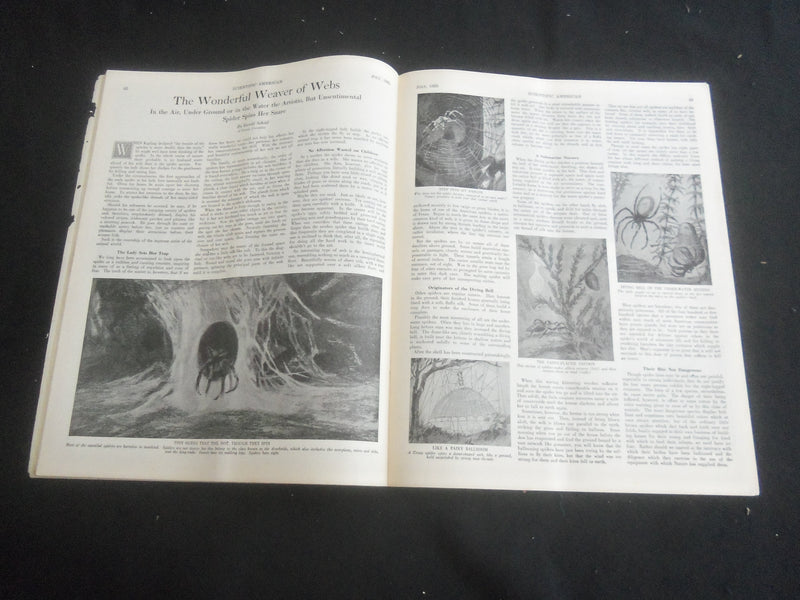 1925 JULY SCIENTIFIC AMERICAN MAGAZINE - IN THE WAKE OF KING TIDE - B 5535P