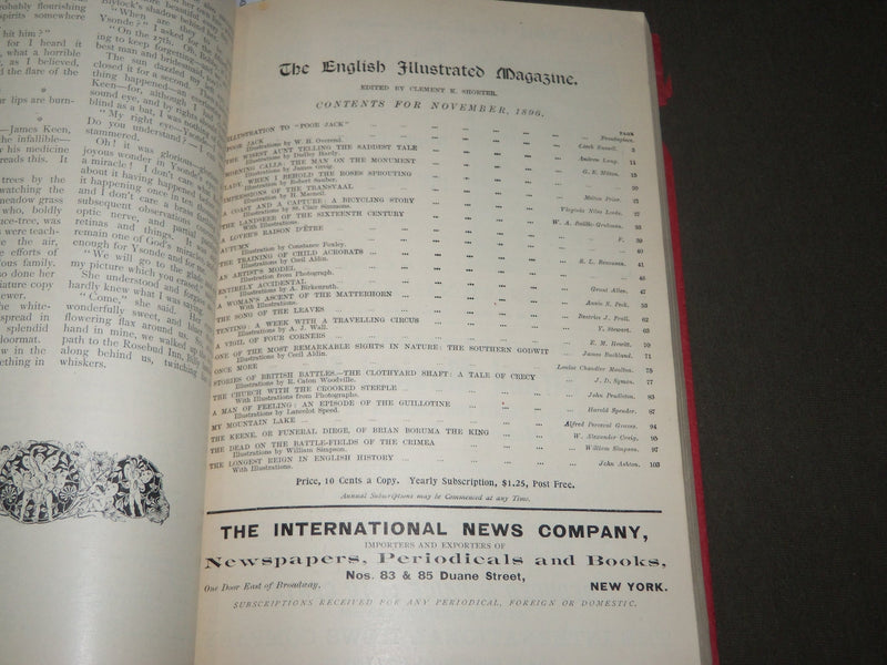 1897 FEBRUARY THE ENGLISH ILLUSTRATED MAGAZINE - GREAT ILLUSTRATIONS - J 3467