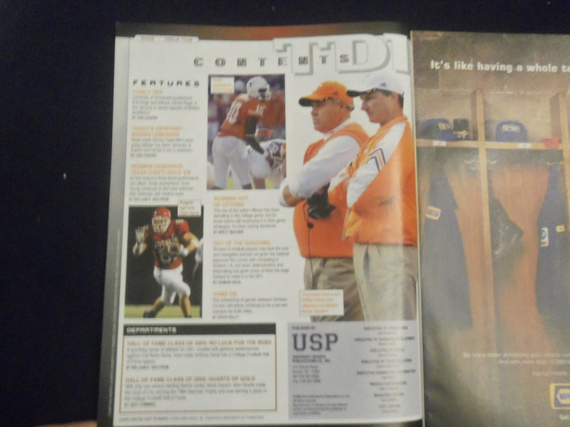2005 TOUCHDOWN ILLUSTRATED MAGAZINE - ISSUE 5 - VINCE YOUNG - SP 1219I