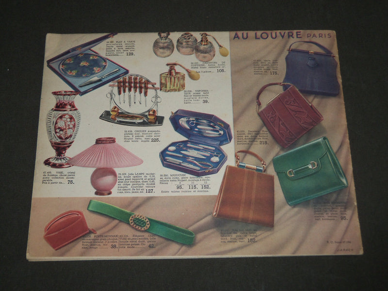 1937 DECEMBER AU LOUVRE CADEAUX PARIS FRENCH CATALOGUE - FR 1126