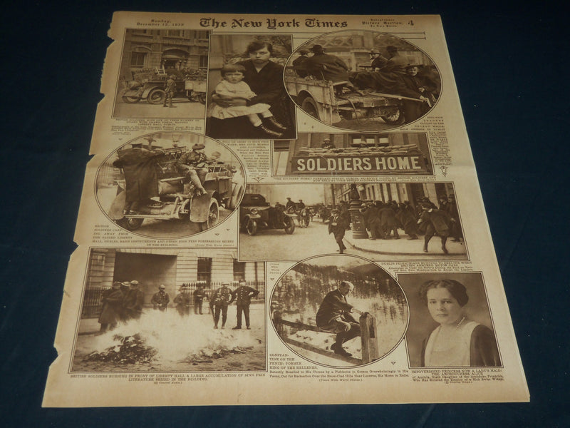 1920 DECEMBER 12 NEW YORK TIMES PICTURE SECTION NO. 4 & 5 - JIM THORPE - NT 8793