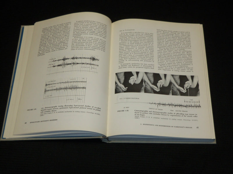 1969 INVOLUNTARY MOVEMENT DISORDERS HARDCOVER BOOK BY IVRING COOPER - R 712O