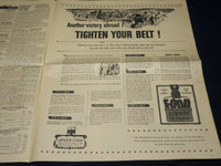 1943 AUGUST 21 THE BOULDER DAILY CAMERA NEWSPAPER - SEIZE KISKA ISLAND - NP 4518