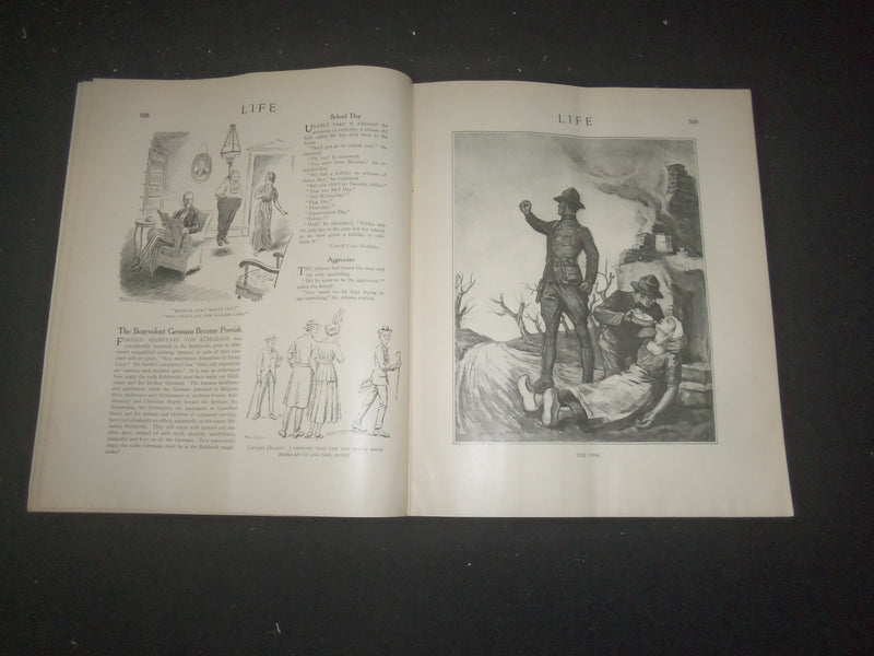 1918 MARCH 28 LIFE MAGAZINE - APRIL FOOL - L 766Y
