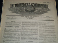 1903 LE MOUVEMENT GEOGRAPHIQUE NEWSPAPERS LOT OF 46 - BELGES AU CONGO - NP 4257