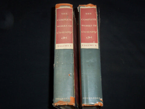 1953 THE COMPLETE WORKS OF O'HENRY BY HARRY HANSEN - VOLUME 1 & 2 - KD 5293M