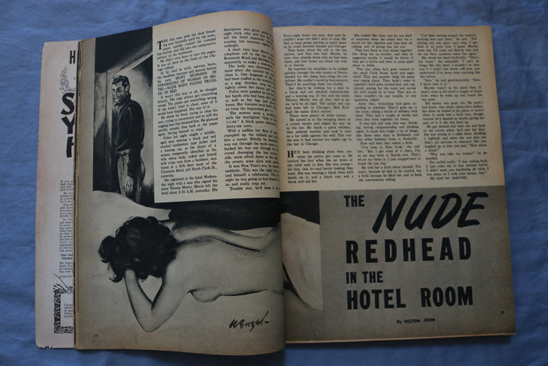 1949 JULY FAMOUS POLICE CASES MAGAZINE - NICE STORIES & PHOTOS - E 9026
