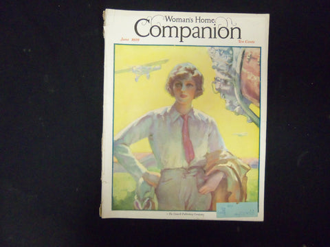 1929 JUNE WOMAN'S HOME COMPANION MAGAZINE - ILLUSTRATIONS STORIES ADS-ST 3858