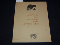 1973 MASTERWORKS FROM THE MUSEUM OF THE AMERICAN INDIAN CATALOG - J 7492