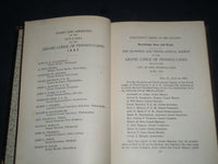 1929-1933 GRAND LODGE OF PENNSYLVANIA PROCEEDINGS BOUND VOLUME LOT OF 5- KD 1113