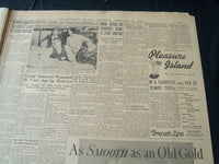 1933 FEB 16 PHILADELPHIA RECORD NEWSPAPER-ROOSEVELT FIRED ON BY ZANGARA- NT 7261