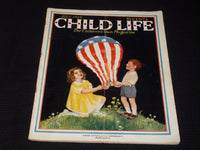 1929 JULY CHILD LIFE MAGAZINE NICE ILLUSTRATED COVER & INSIDES - E 3766