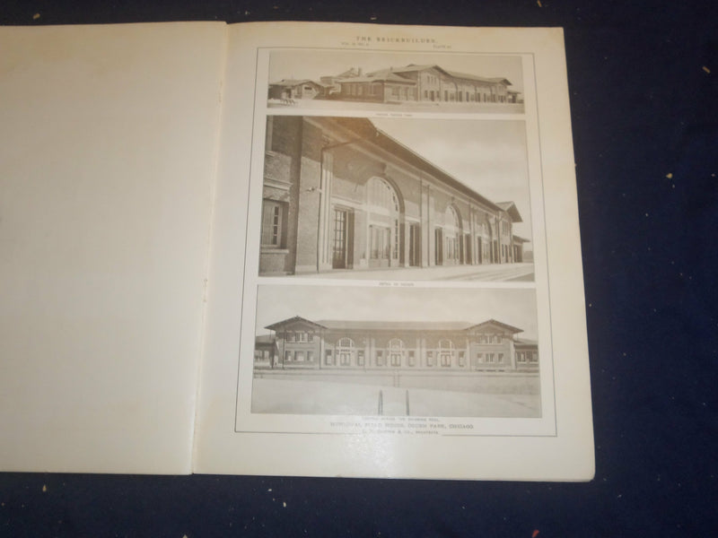 1906 JUNE THE BRICKBUILDER MAGAZINE - AN ARCHITECTURAL MONTHLY - ST 528K