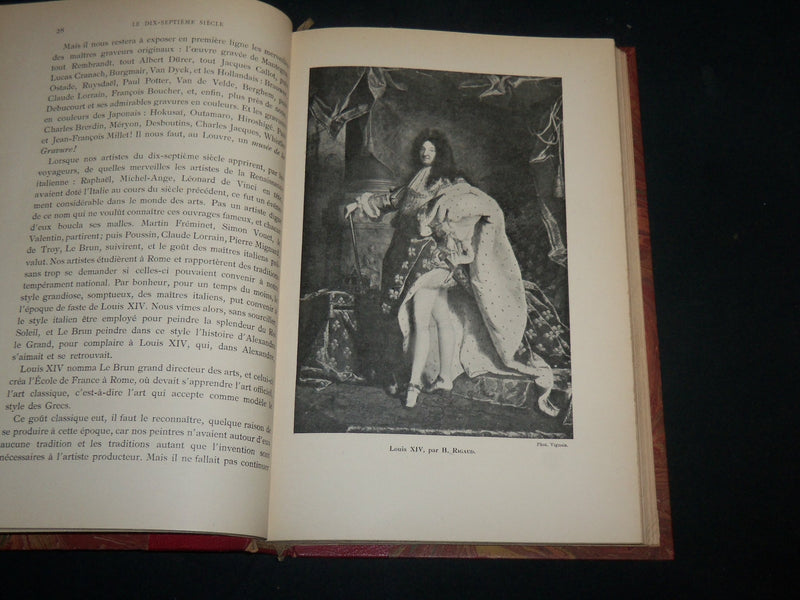 1913 MES PROMENADES AU MUSEE DU LOUVRE HARDCOVER BOOK BY RAFFAELLI - KD 6731