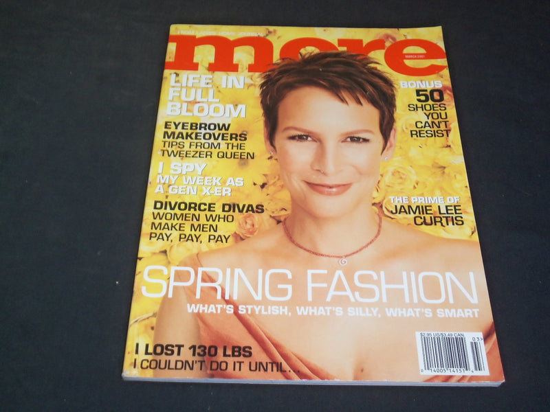 2001 MARCH MORE MAGAZINE - JAMIE LEE CURTIS - SP 7351