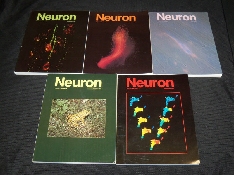1992 NEURON MAGAZINE LOT OF 5 ISSUES - NICE COVERS & PHOTOS - O 3239C