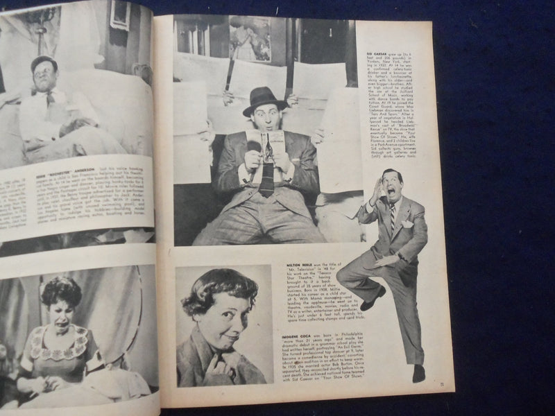 1956 WHO'S WHO IN TELEVISION AND RADIO MAGAZINE - GEORGE GOBEL COVER - SP 4781F