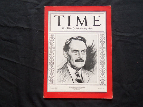 1930 SEPTEMBER 1 TIME MAGAZINE - LORD DAWSON OF PENN - T 242