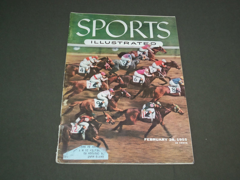 1955 FEBRUARY 28 SPORTS ILLUSTRATED MAGAZINE - HIALEAH - SP 8725