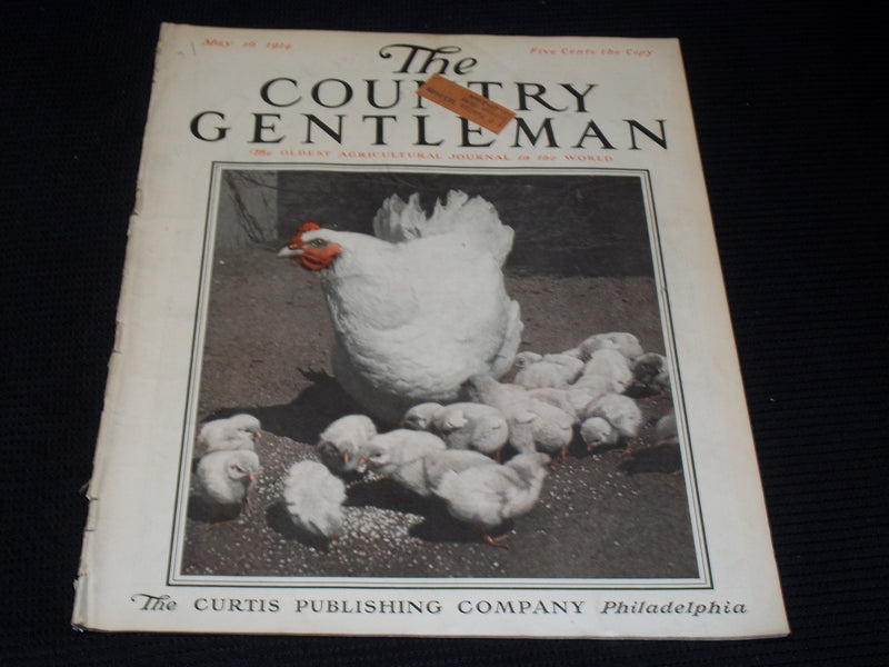 1914 MAY 16 THE COUNTRY GENTLEMAN MAGAZINE ILLUSTRATED COVER ART - E 2843