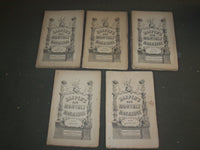 1867 HARPER'S MONTHLY MAGAZINE - LOT OF 9 - NICE STORIES & ADS - WR 647D