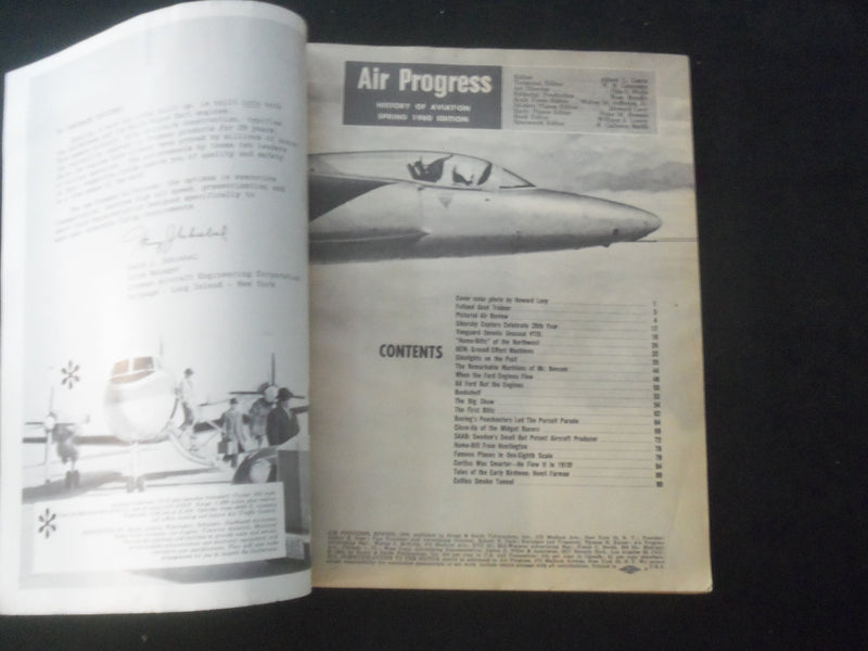 1960 SPRING AIR PROGRESS MAGAZINE - HOME-BUILT PLANES OF THE NORTHWEST- SP 8165M