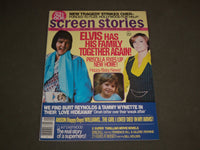 1977 JANUARY SCREEN STORIES MAGAZINE - ELVIS & PRISCILLA PRESLEY COVER - M 171