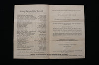 1944 SHAKESPEARE FESTIVAL PROGRAMS - LOT OF 3 & 2 TICKET STUBS - K 2822