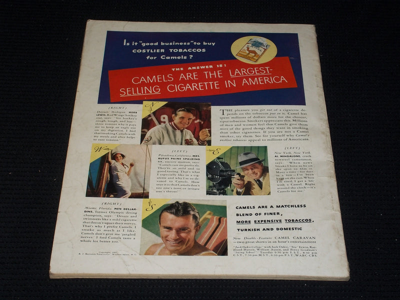 1937 DECEMBER OUTDOOR LIFE MAGAZINE - FISHING HUNTING CAMPING COVER - E 5695