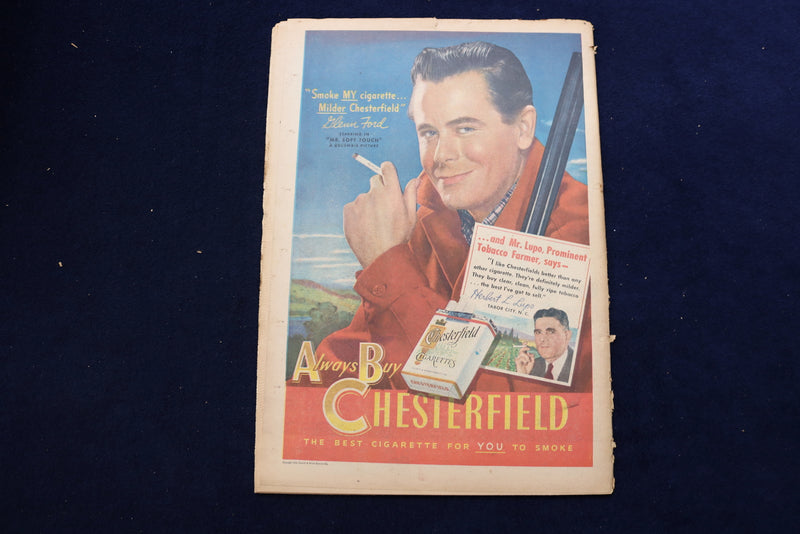 1949 OCT 16 AMERICAN WEEKLY MAGAZINE - BEAUTIES OF SHAKESPEARE COVER - E 22657