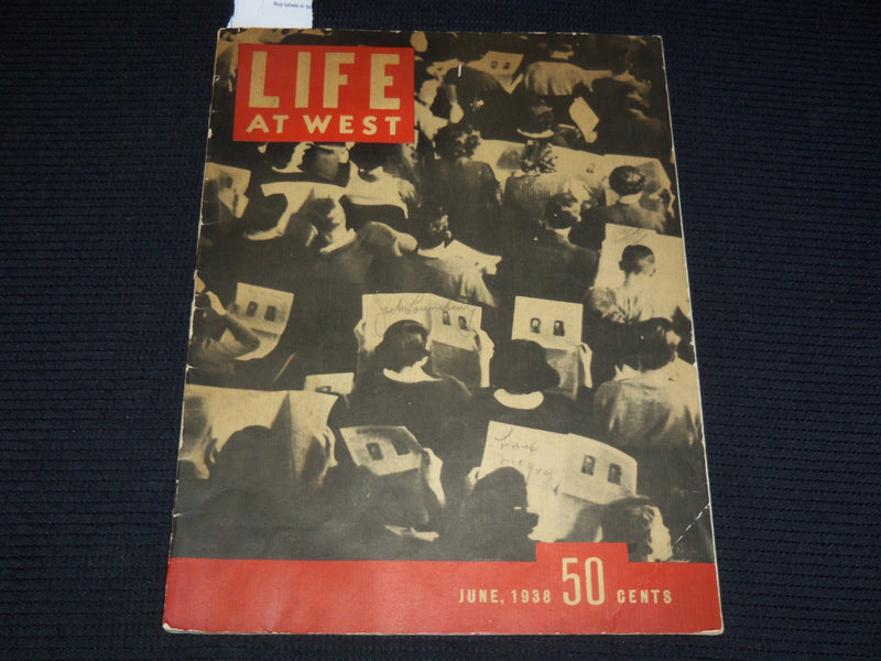 1938 WEST HIGH SCHOOL GRADUATION PROGRAM - WISCONSIN - LIFE AT WEST - K 1058