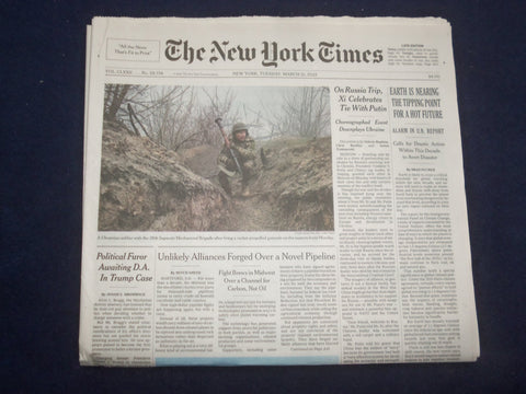 2023 MARCH 21 NEW YORK TIMES-EARTH IS NEARING THE TIPPING POINT FOR A HOT FUTURE