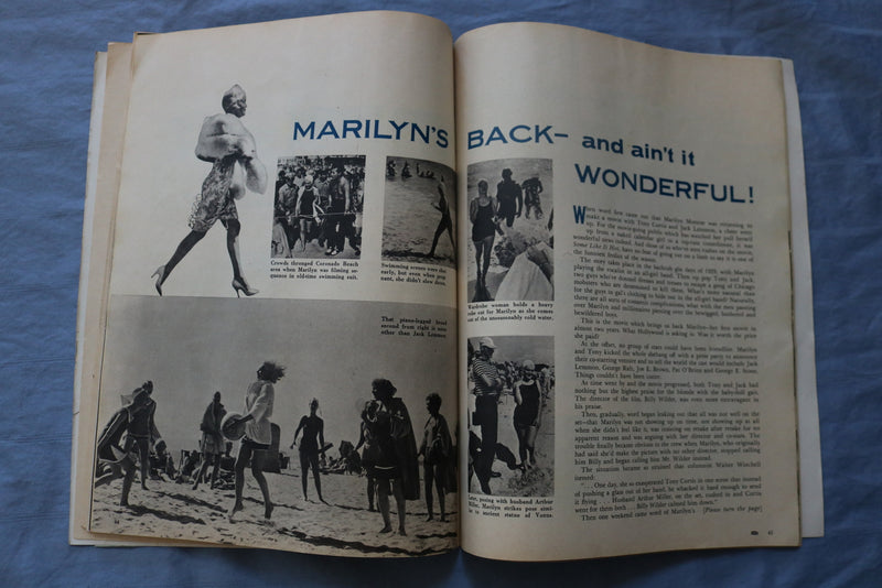 1959 APRIL MOTION PICTURE MAGAZINE - DICK CLARK AND FAMILY COVER - E 9037