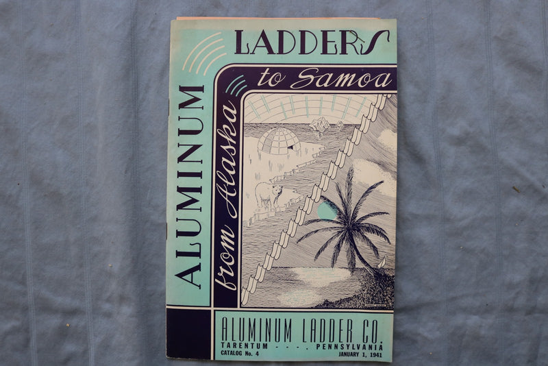 1941 JANUARY 1 ALUMINUM LADDER COMPANY SOFTCOVER BROCHURE - K 3143