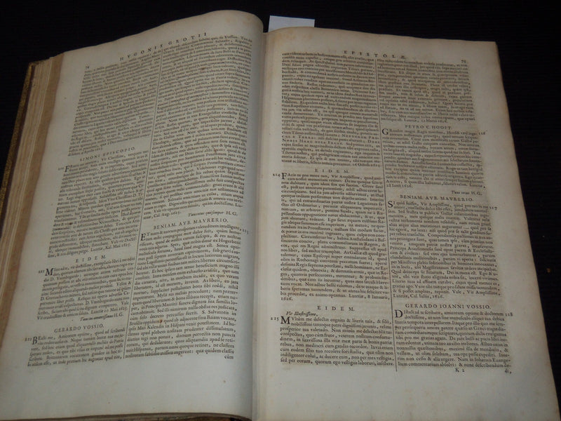 1687 EPISTOLAE HUGONIS GROTII LATIN VOLUME - HUGO GROTIUS - Z 245